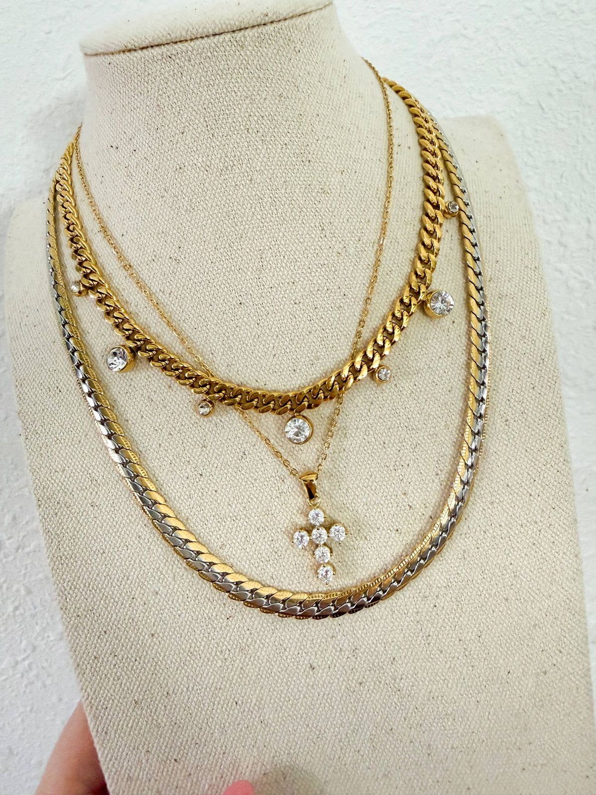 Mixed Metals Silver and Gold Waterproof