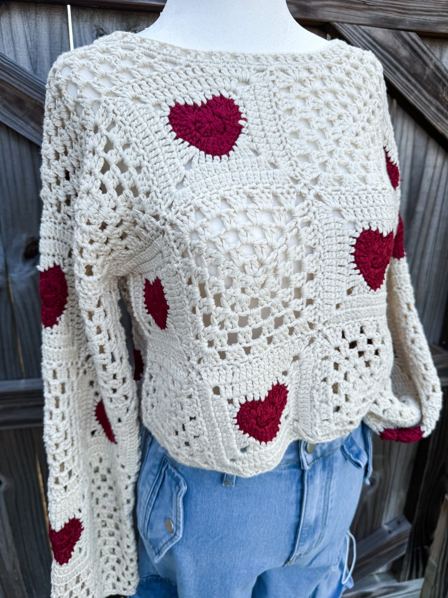 Heartfelt Crochet Top