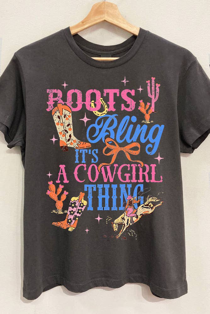 Boots Bling Graphic Tee