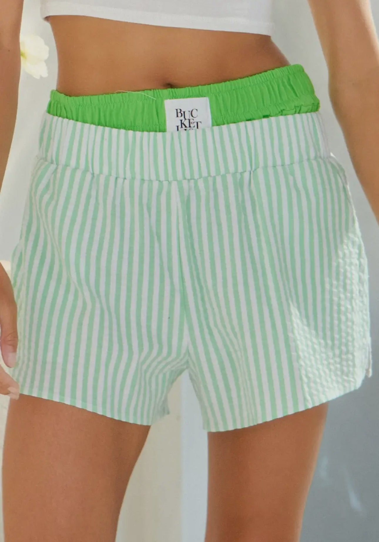 Bucketlist Double Elastic Shorts