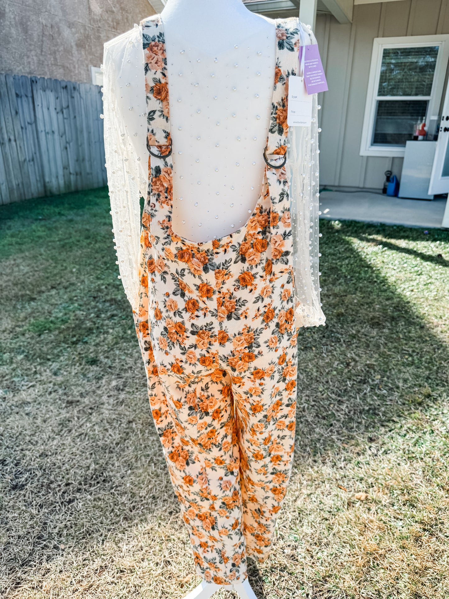 Sunny Petals Floral Jumpsuit