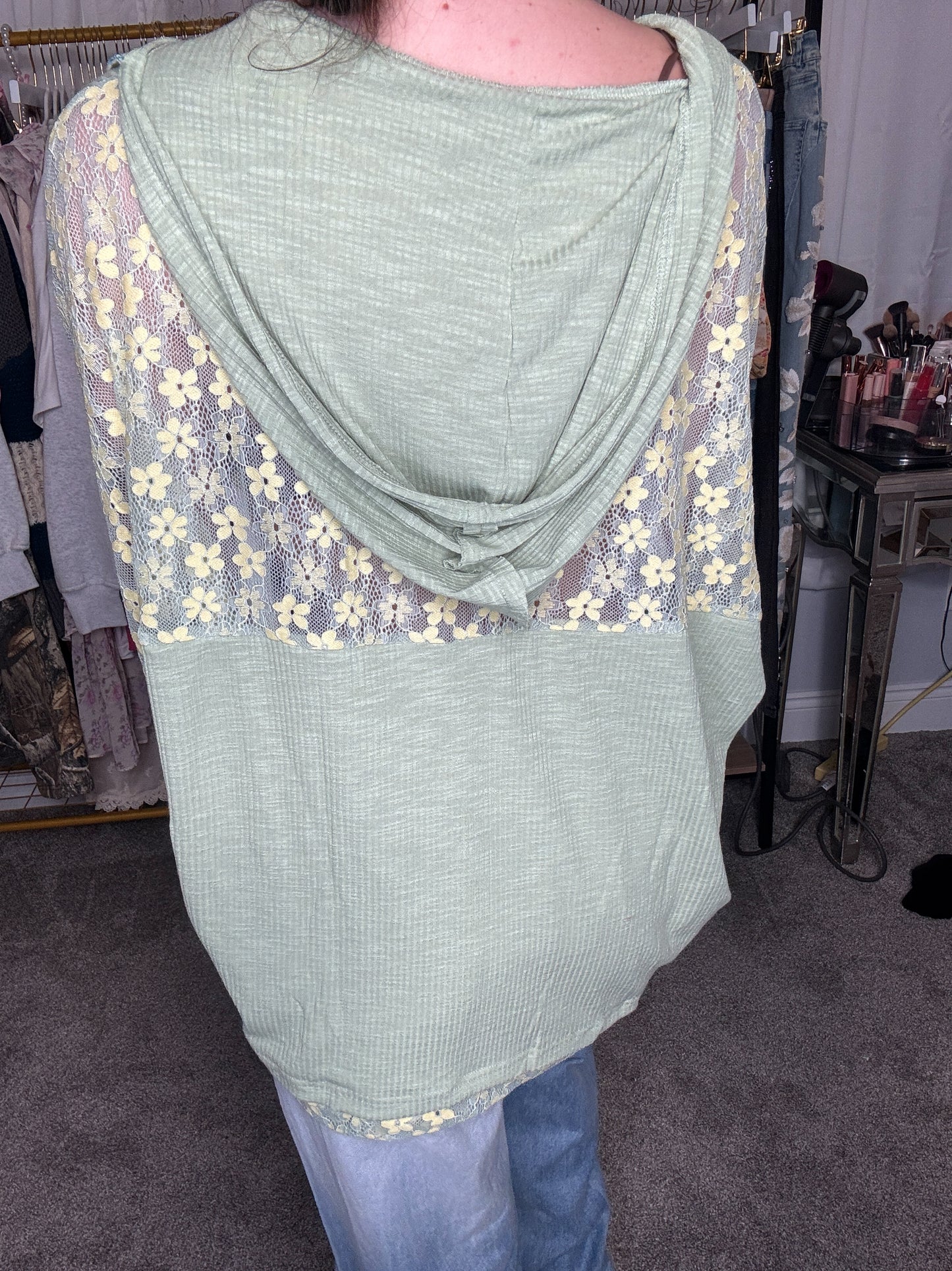Peace Floral Hoodie