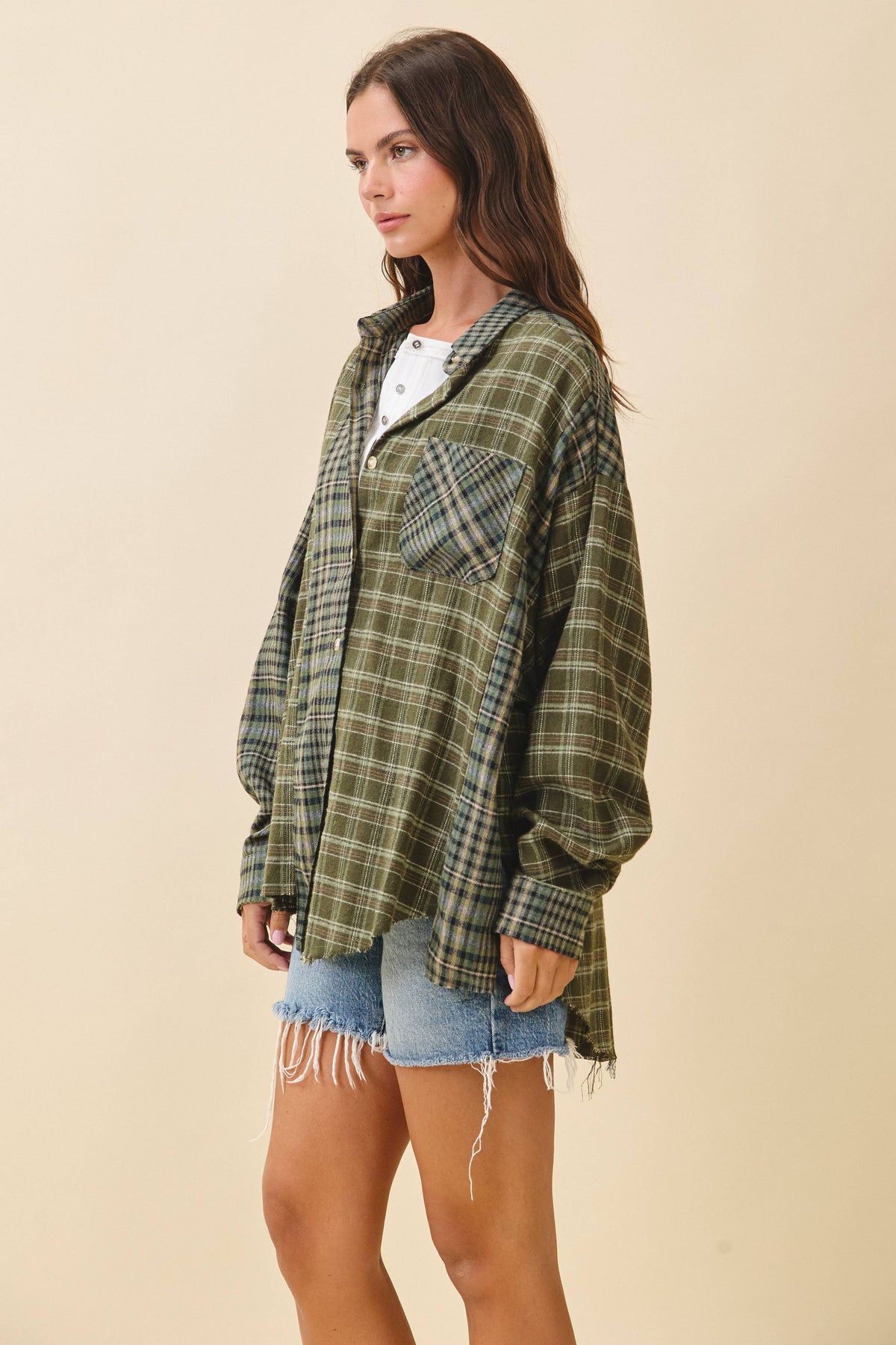 8376EN Kambrie Plaid Flannel Shirt 1