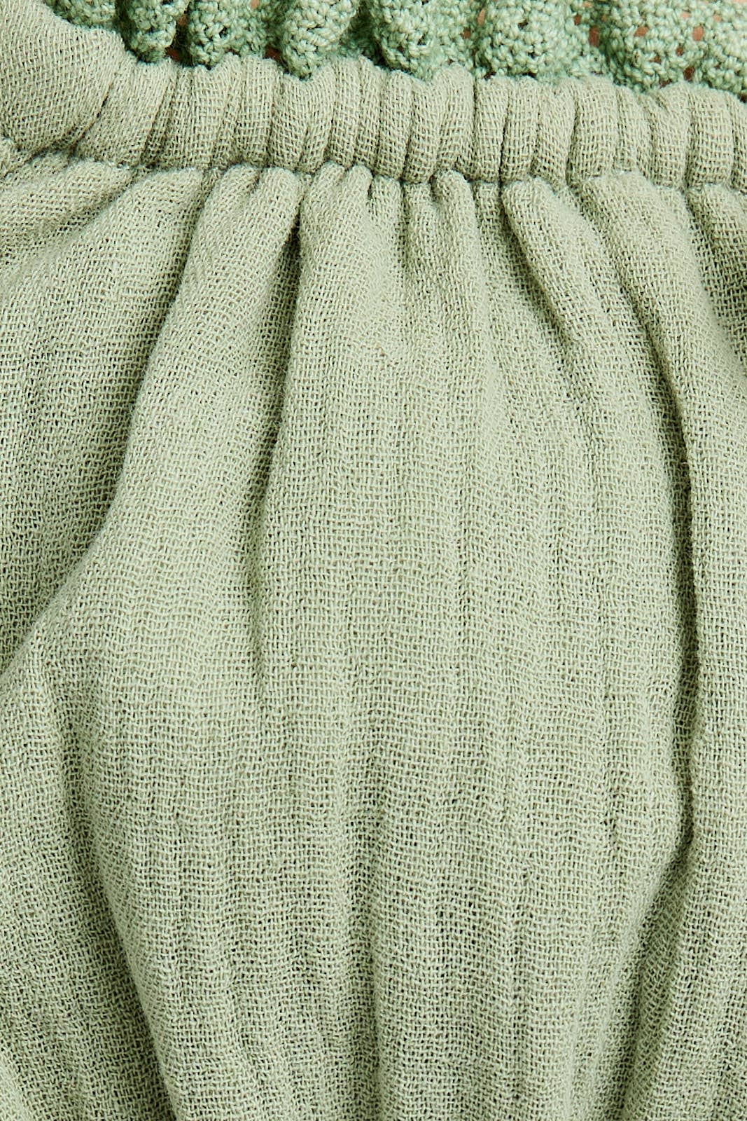LACE TRIM DETAIL SMOCKED CORSET TOP WITH MINI SKORT