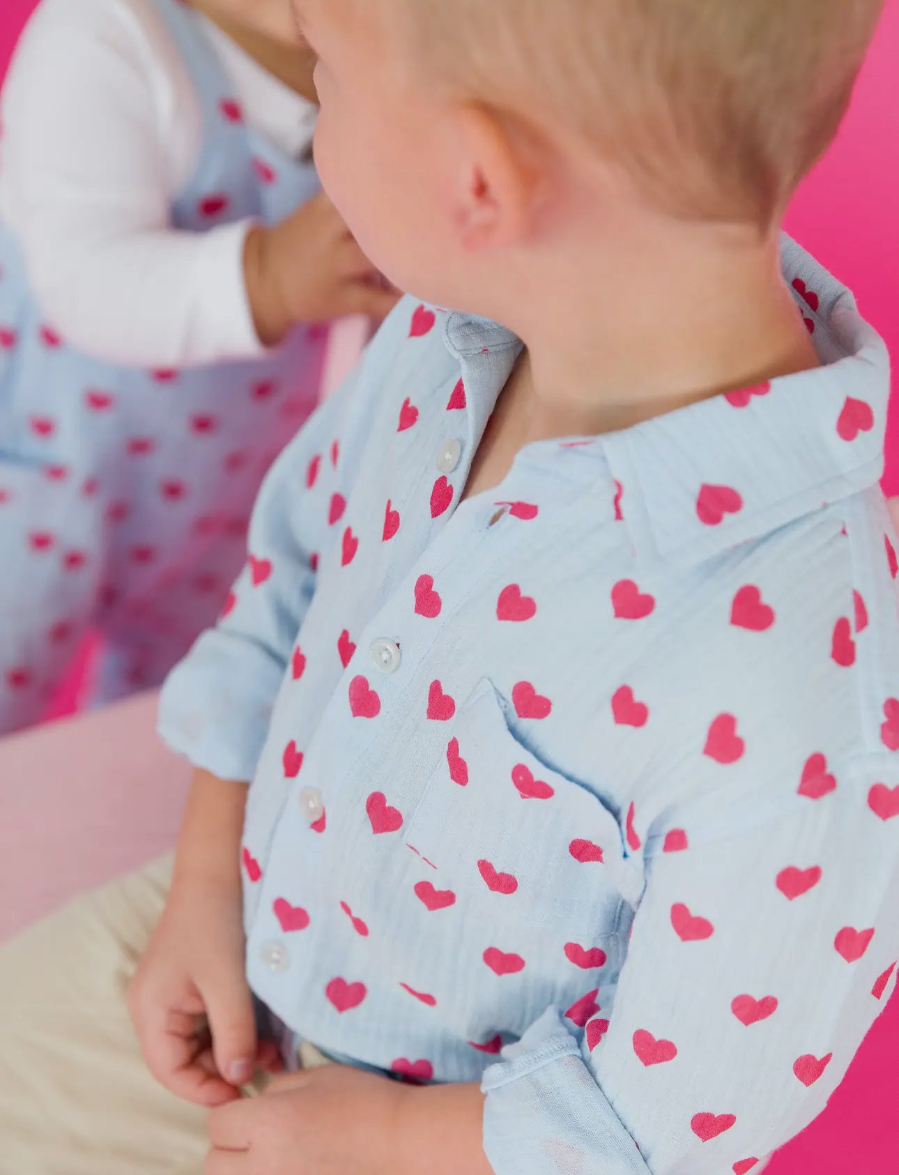 Boys Cotton Gauze Top