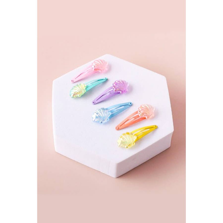 Sea Shell Snap Clips