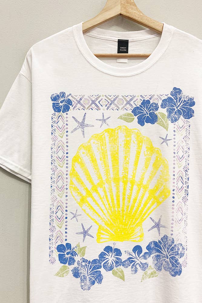 Shores Graphic Oversized Tee
