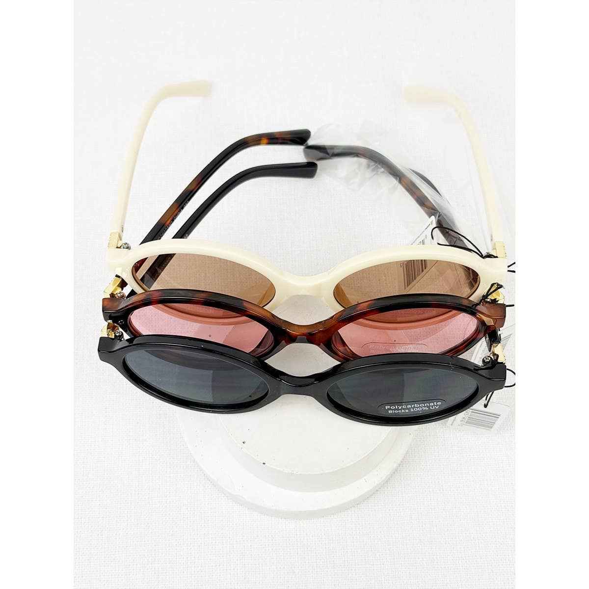 Natalie Retro Oval Sunglasses