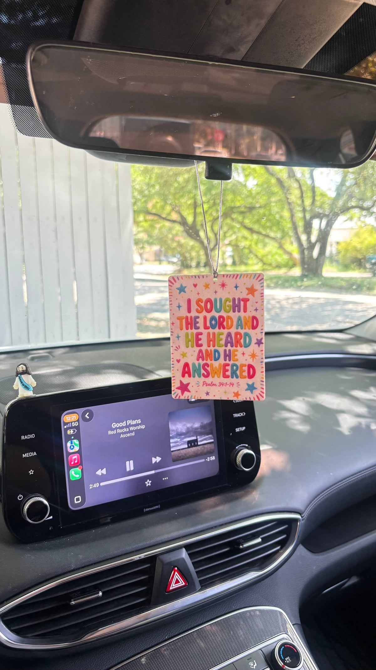 Christian Car Air Freshener | Bible Verse Felt Freshie Gifts