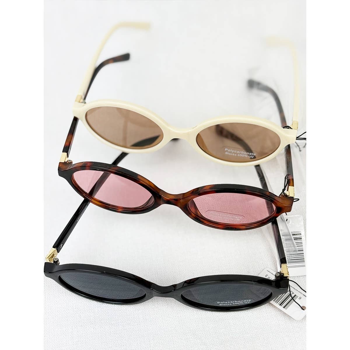 Natalie Retro Oval Sunglasses
