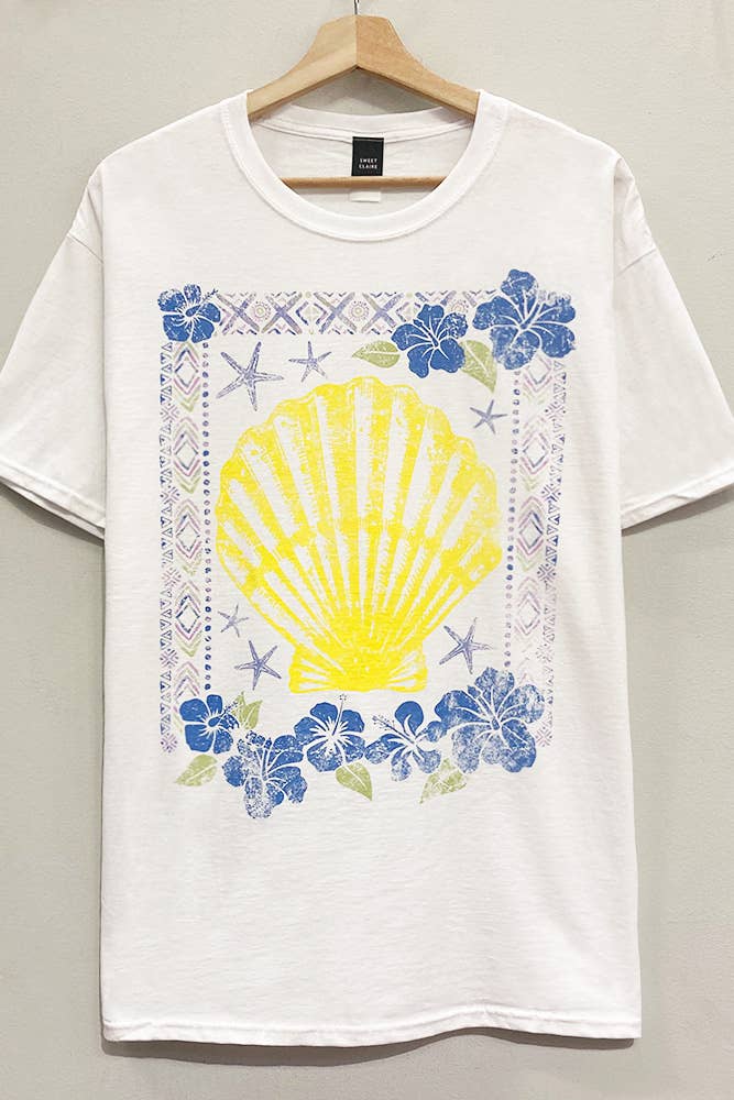 Shores Graphic Oversized Tee