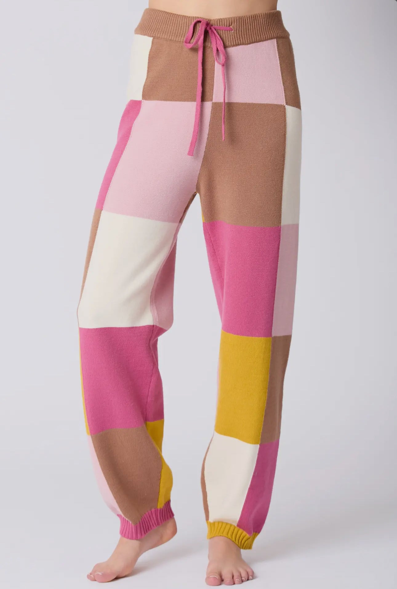 Color Block Joggers