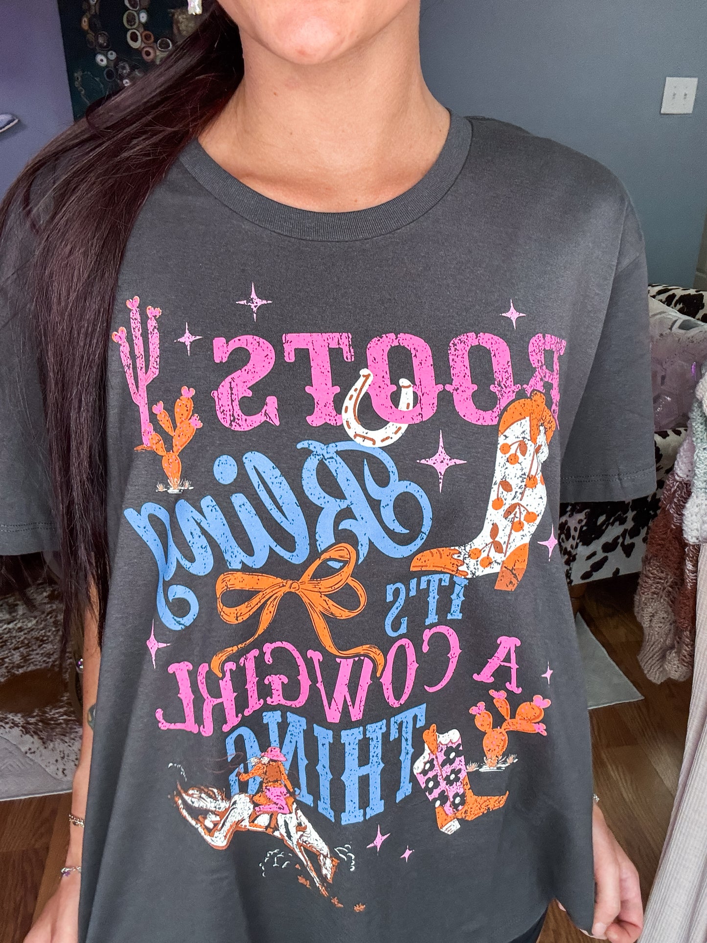 Boots Bling Graphic Tee