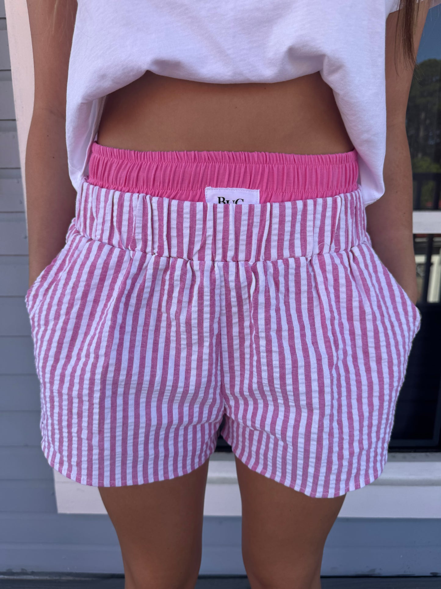 Bucketlist Double Elastic Shorts