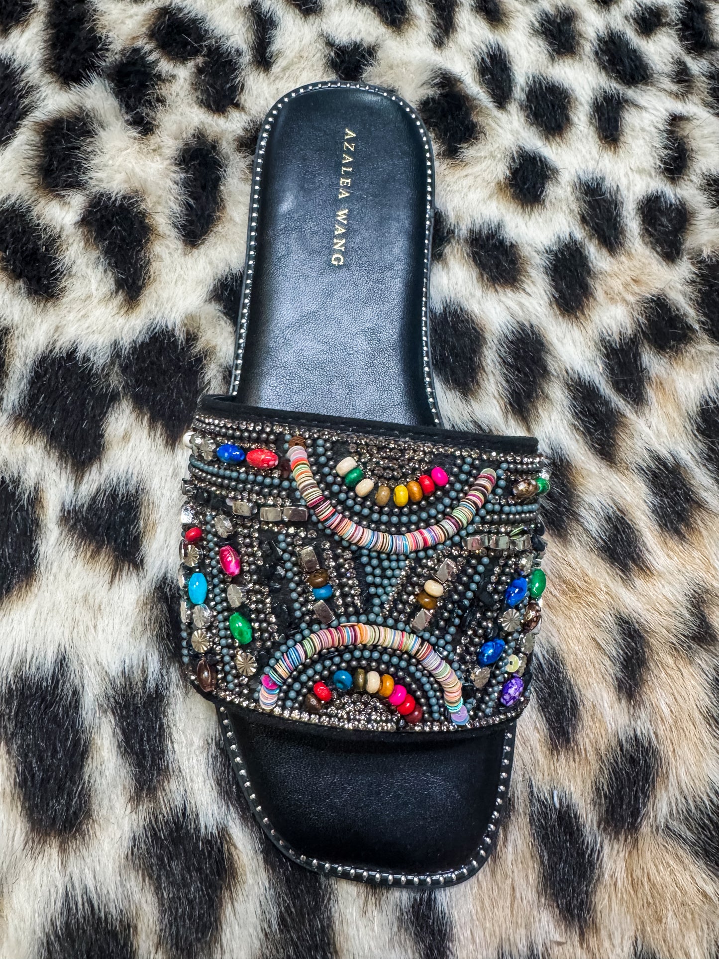 Azalea Wang Beaded Sandals