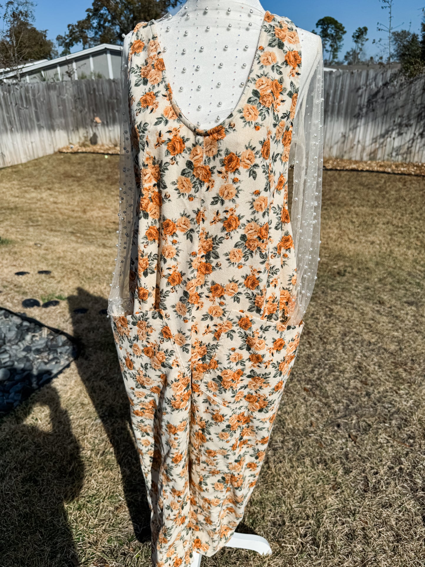Sunny Petals Floral Jumpsuit