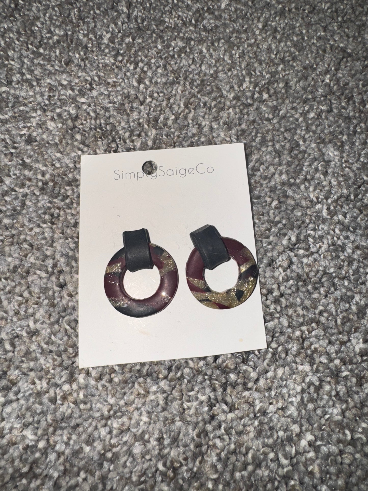 Sparkle Clay Earrings