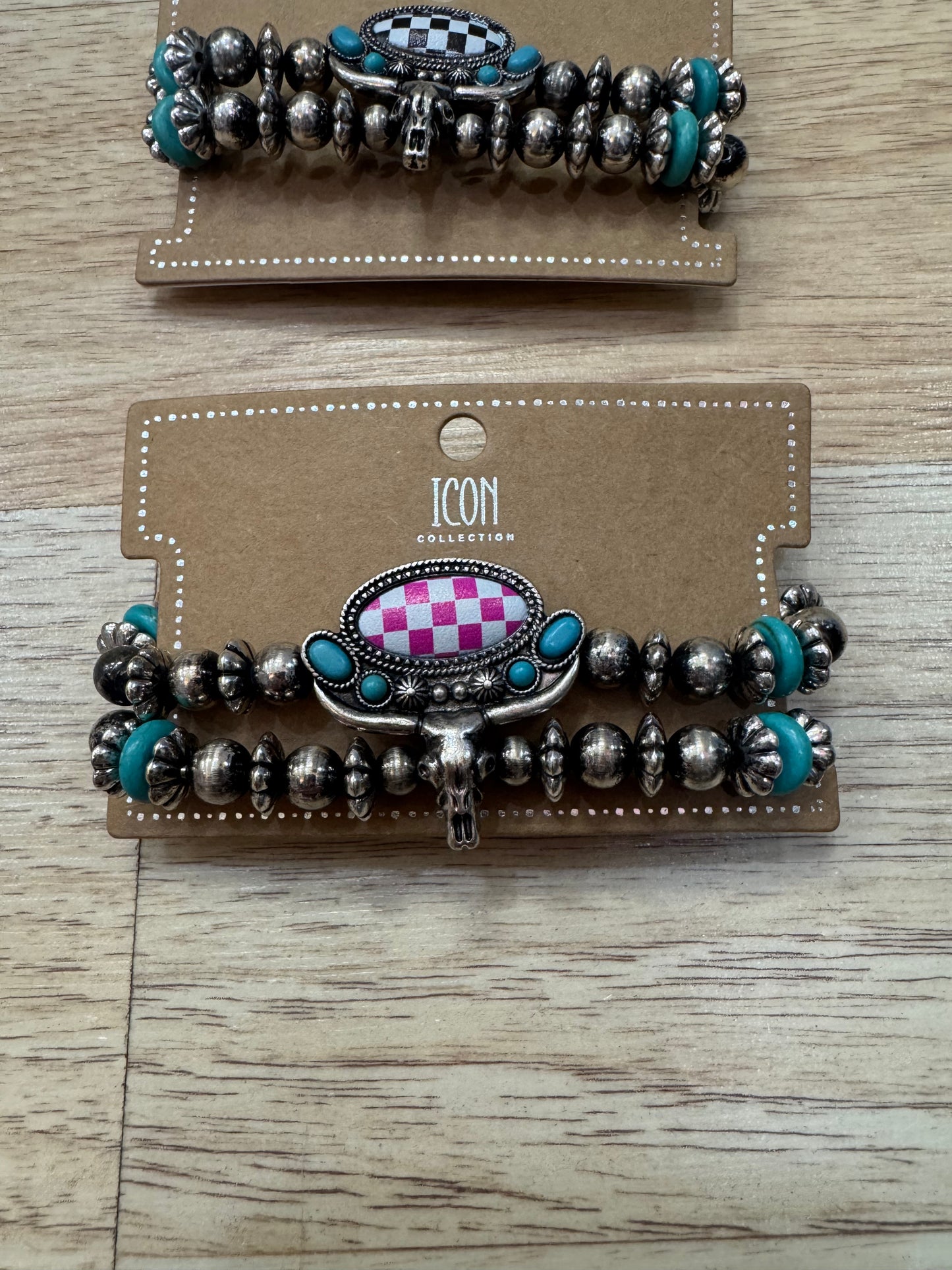 Skull Checkered Bracelet