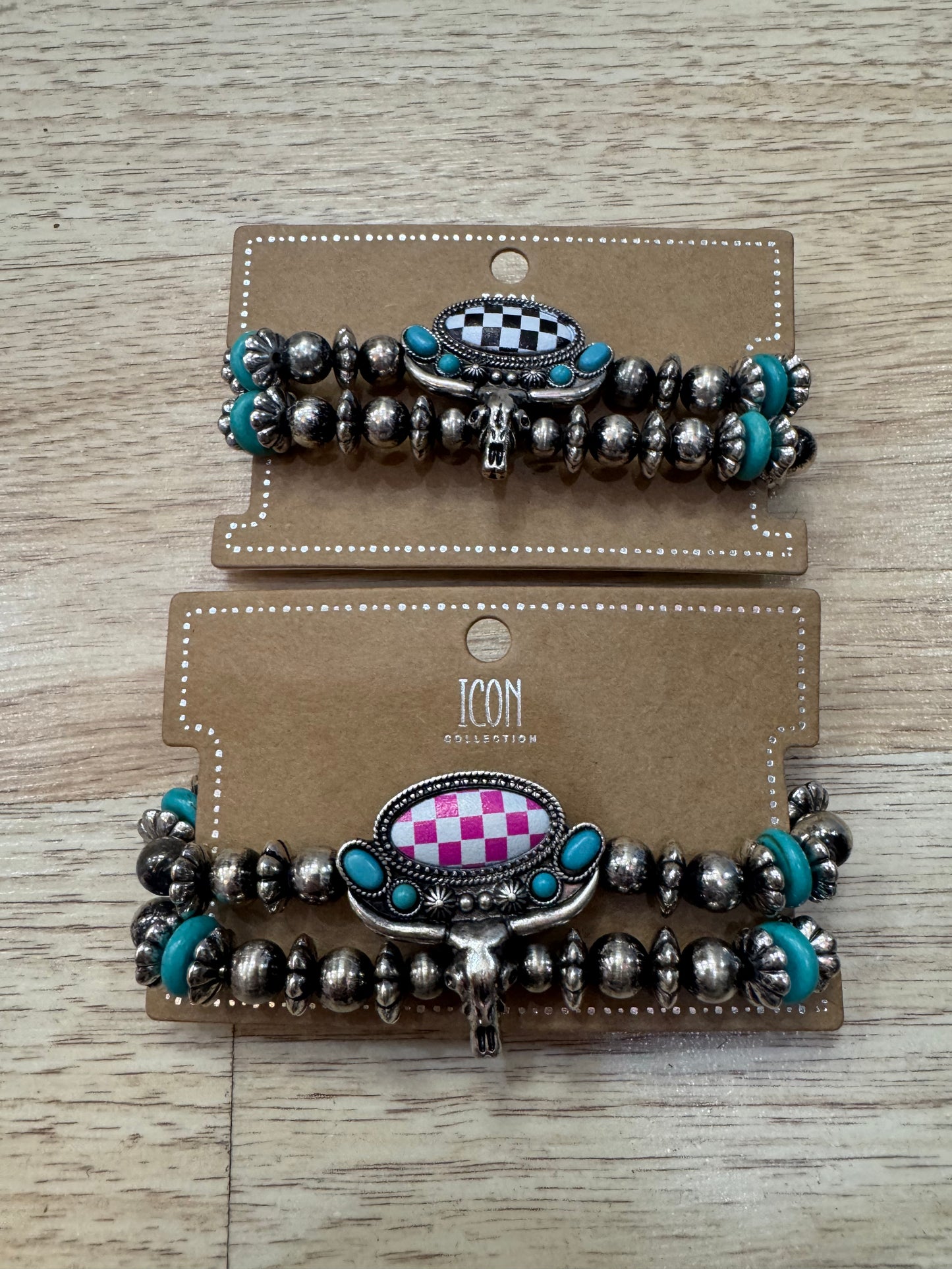 Skull Checkered Bracelet