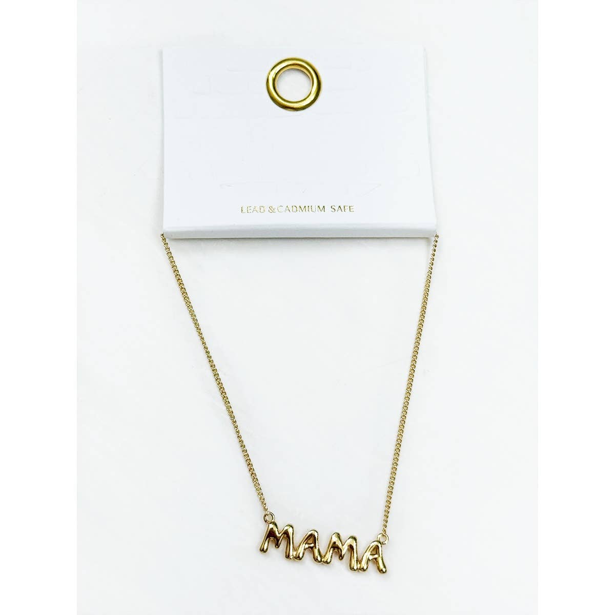 Gold Dipped MAMA Adjustable Bubble Bracelet