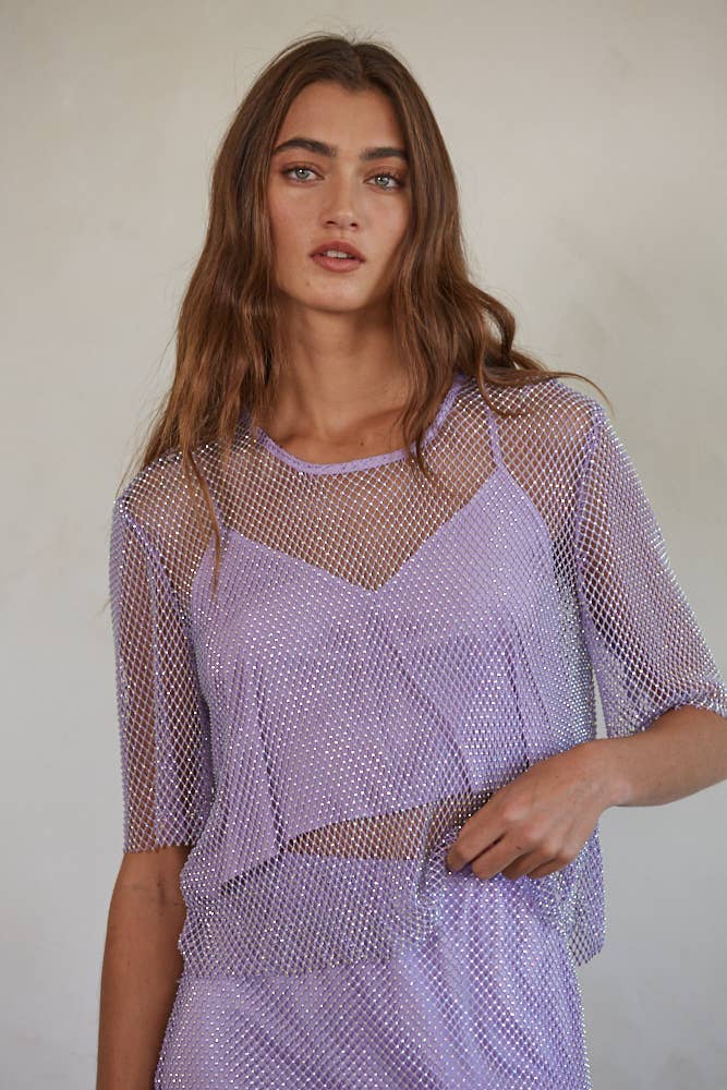 Megan’s BELLAMY RHINESTONE TOP