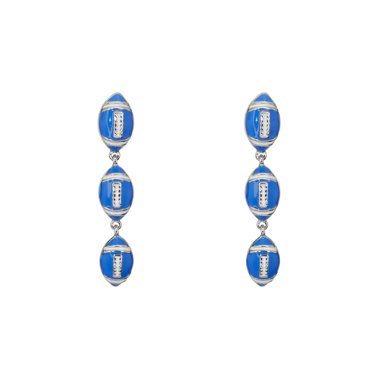 Game Day Football Post Dangle Earrings