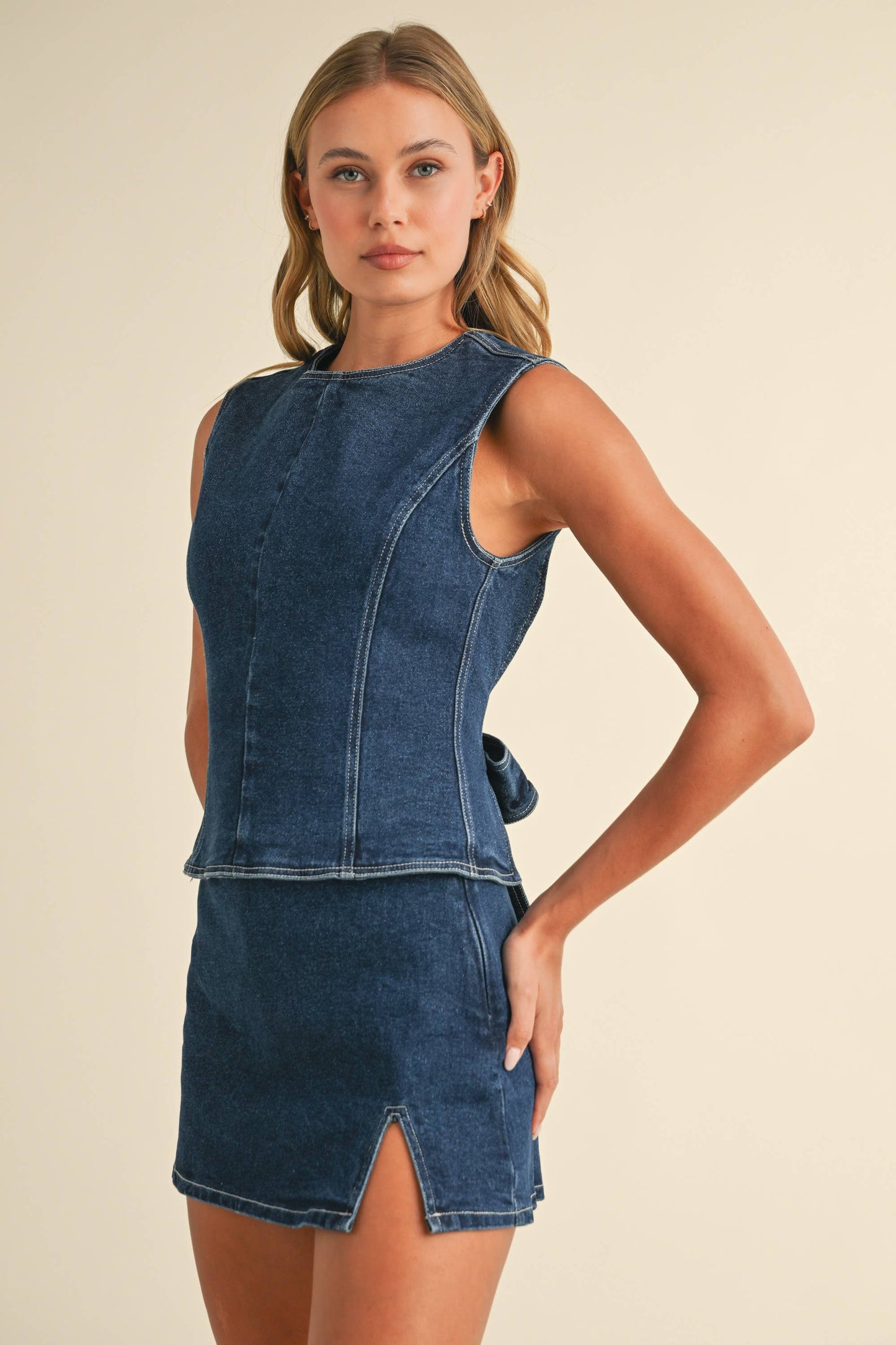 That Girl Denim Set (SKIRT)