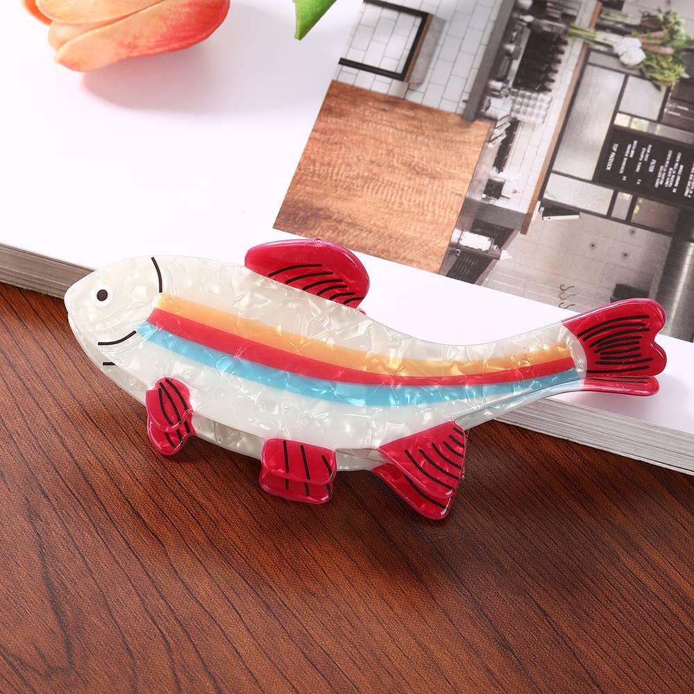 Funny Sea Fish Shaped Hair Claw Clip Vacation Hair Clip