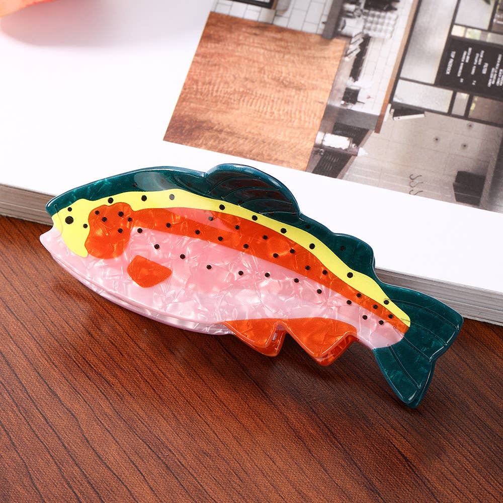 Funny Sea Fish Shaped Hair Claw Clip Vacation Hair Clip