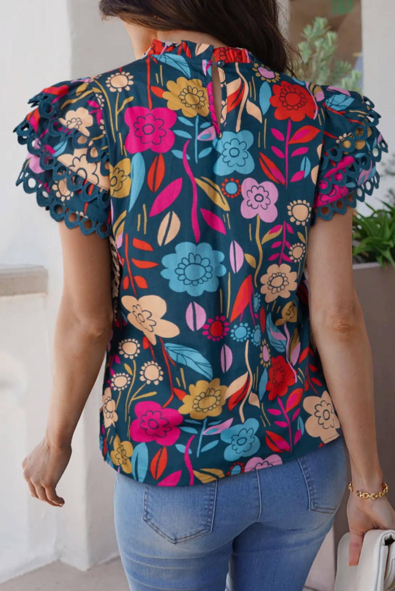 Floral Me Happy Blouse Top