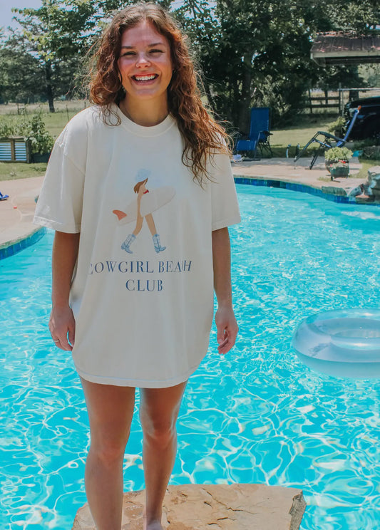 Cowgirl Beach Club Tee