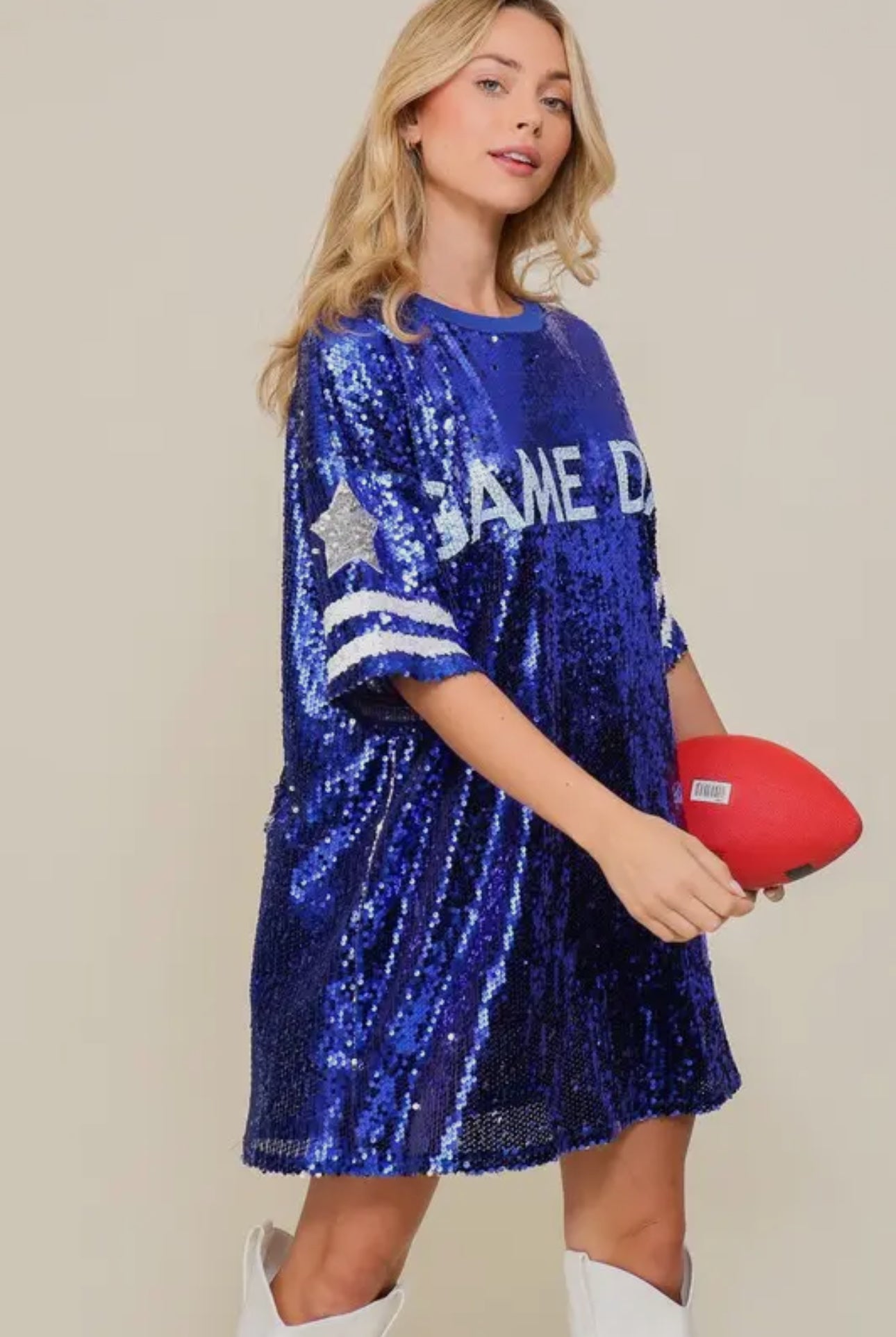 Sequin Game Day Dress