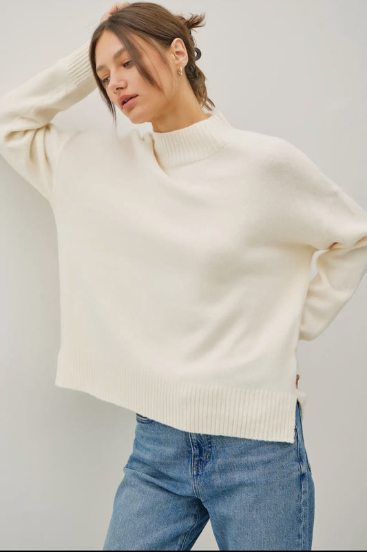 Cream Butter Soft Sweater