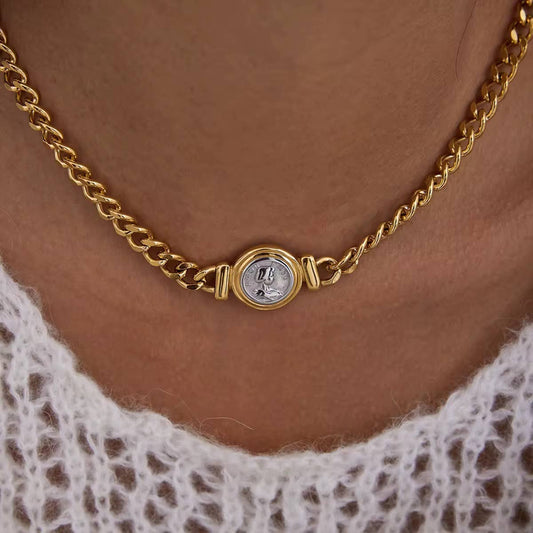 Coin Necklace Water Resistant