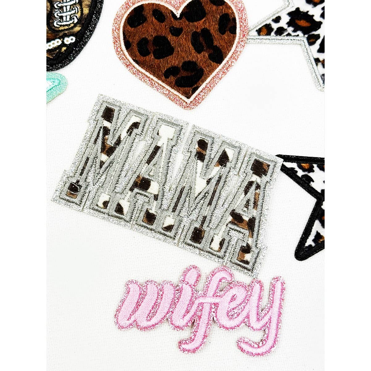 MAMA and GAME DAY Theme DIY Iron On Patches