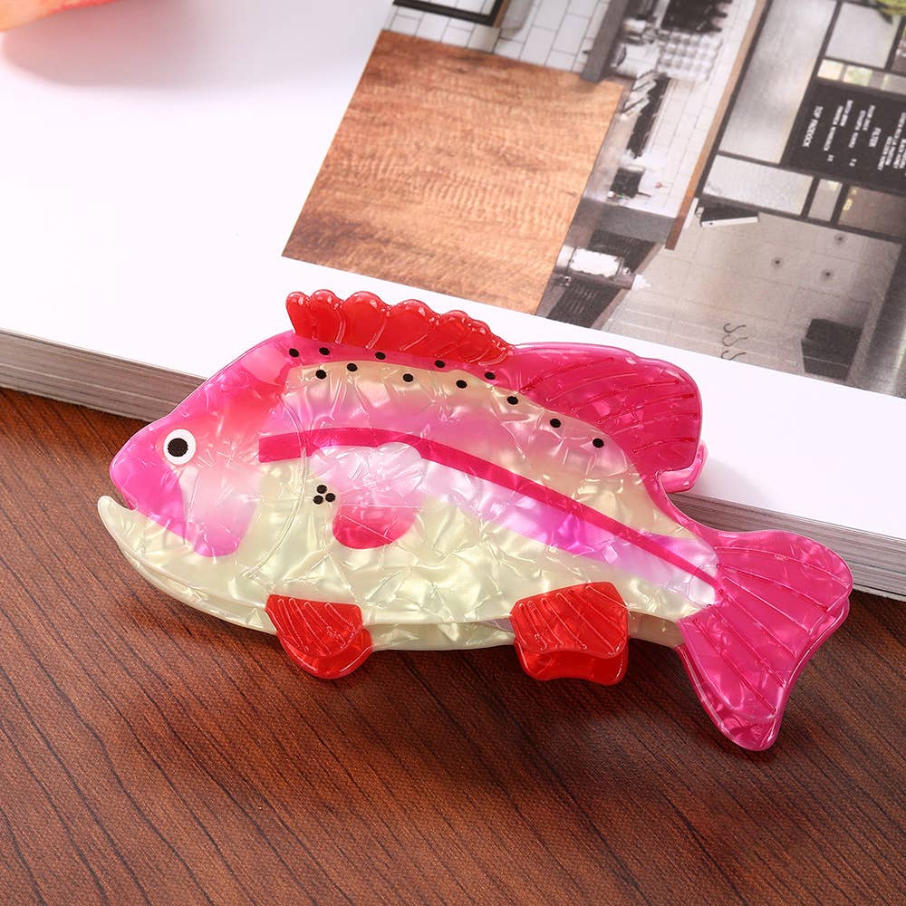 Funny Sea Fish Shaped Hair Claw Clip Vacation Hair Clip