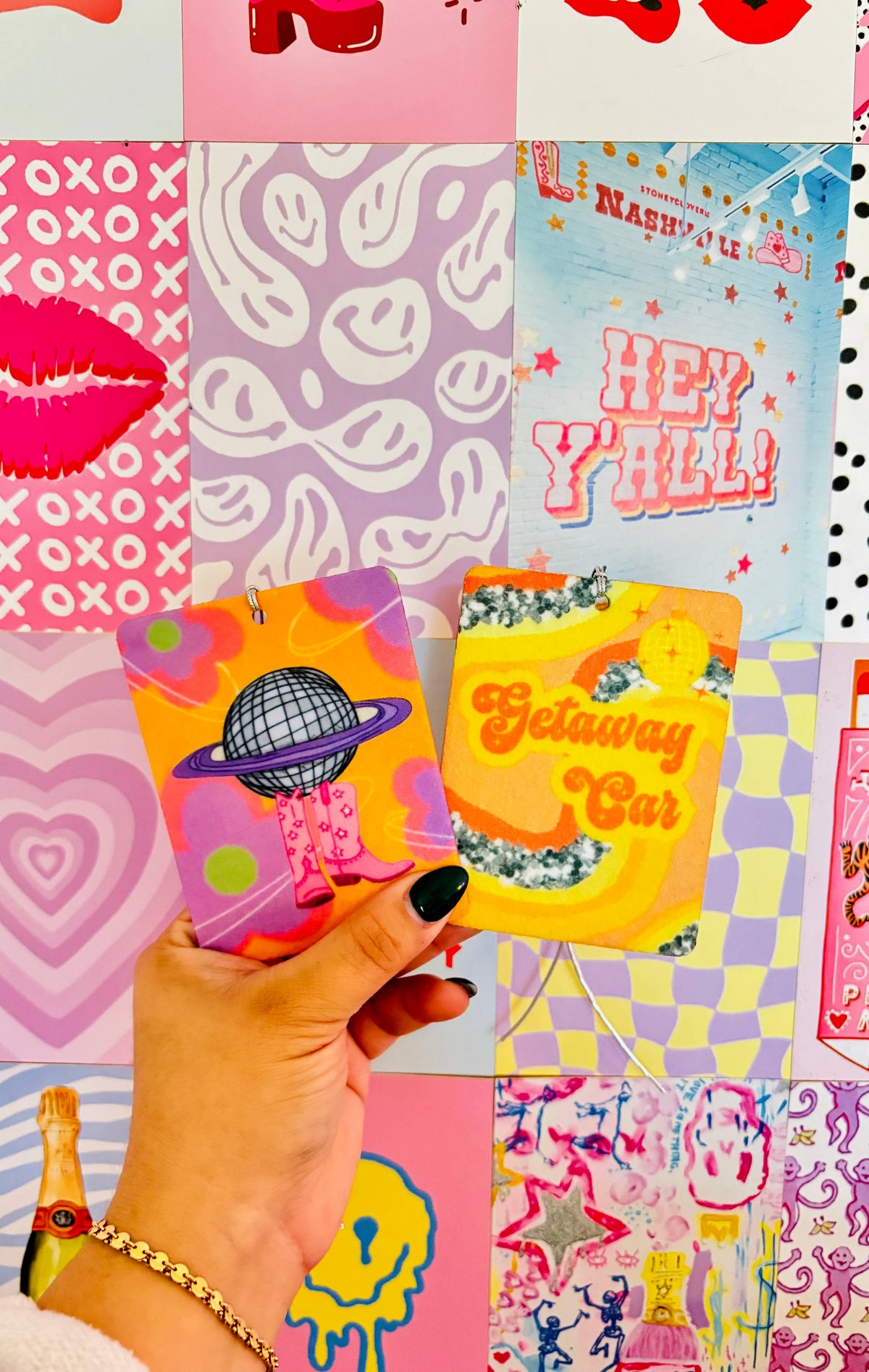 Girly Preppy Felt Freshies Boutique Freshie Air Freshener