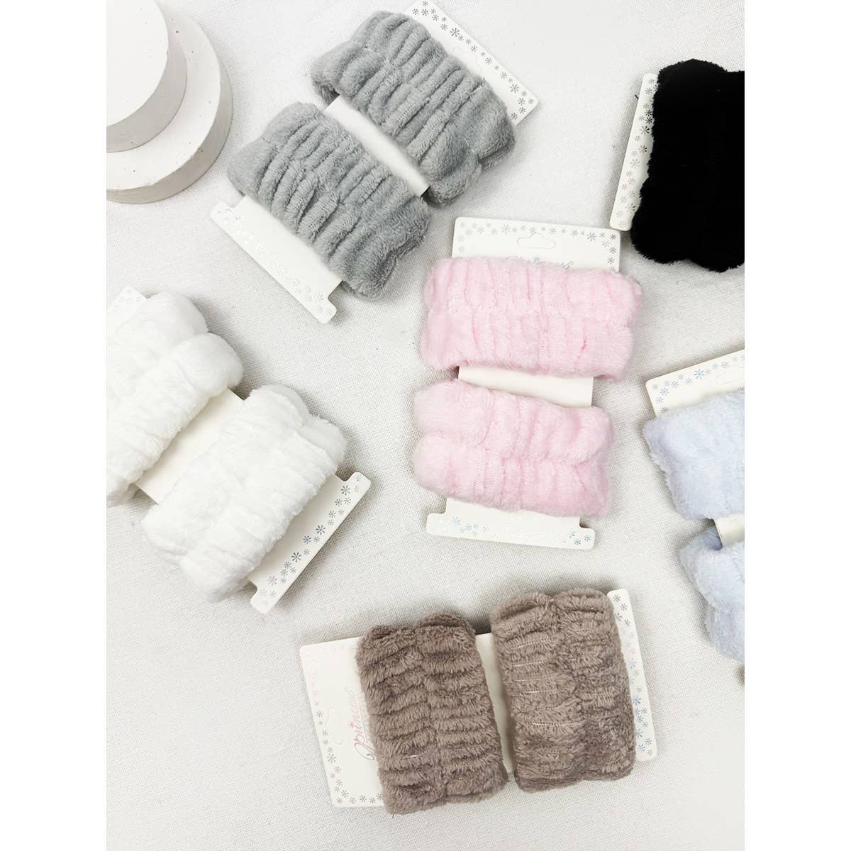 Neutral Tone Wrist Bands Towel Set