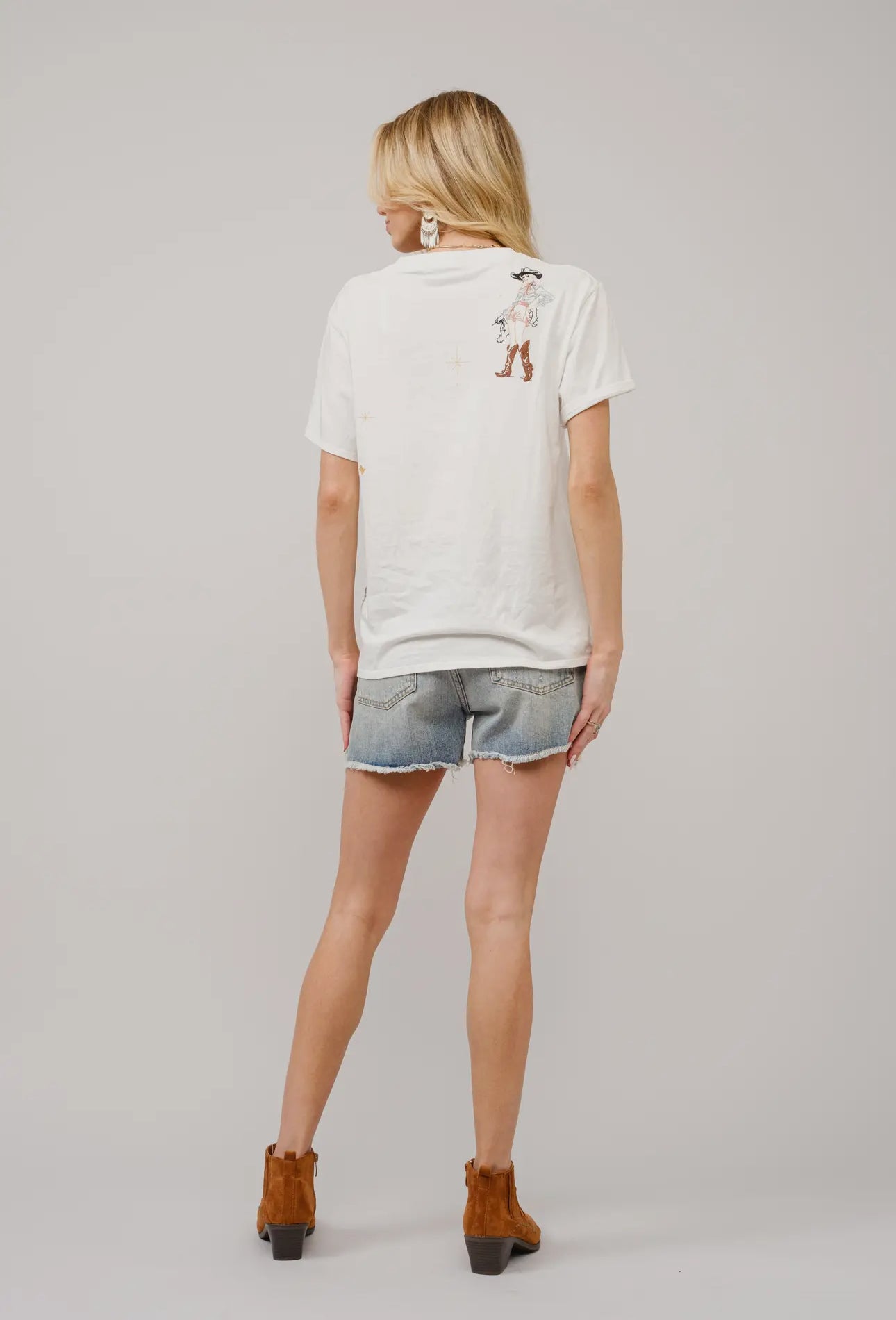 Cowgirl Embroidered Tee