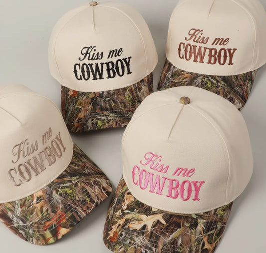 Kiss Me Cowboy Hat (2 Colors)