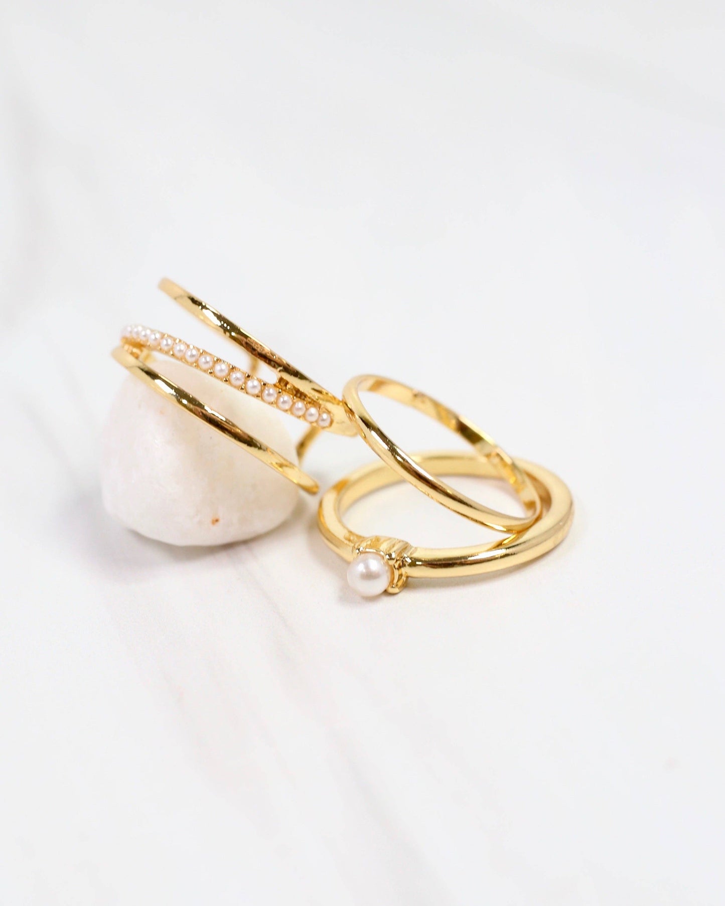 Maye Ring Set Gold