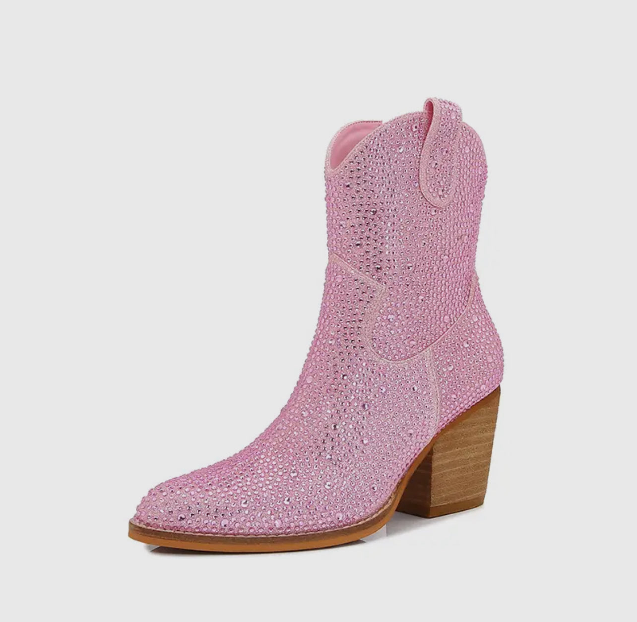 That Girl Short Rhinestone Boots