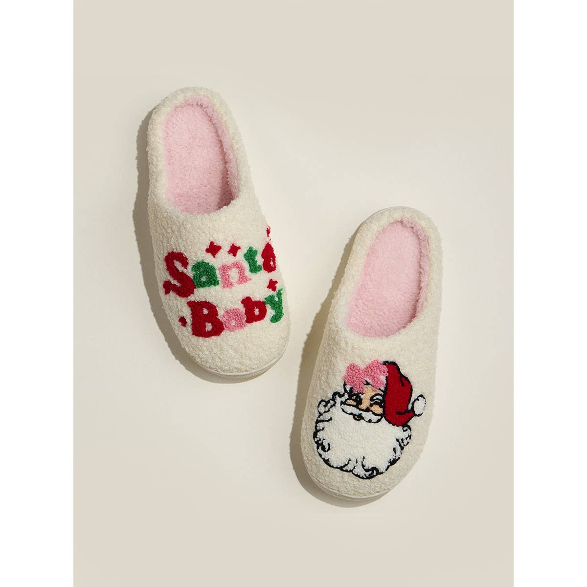 Santa Baby Fleece Soft Slipper