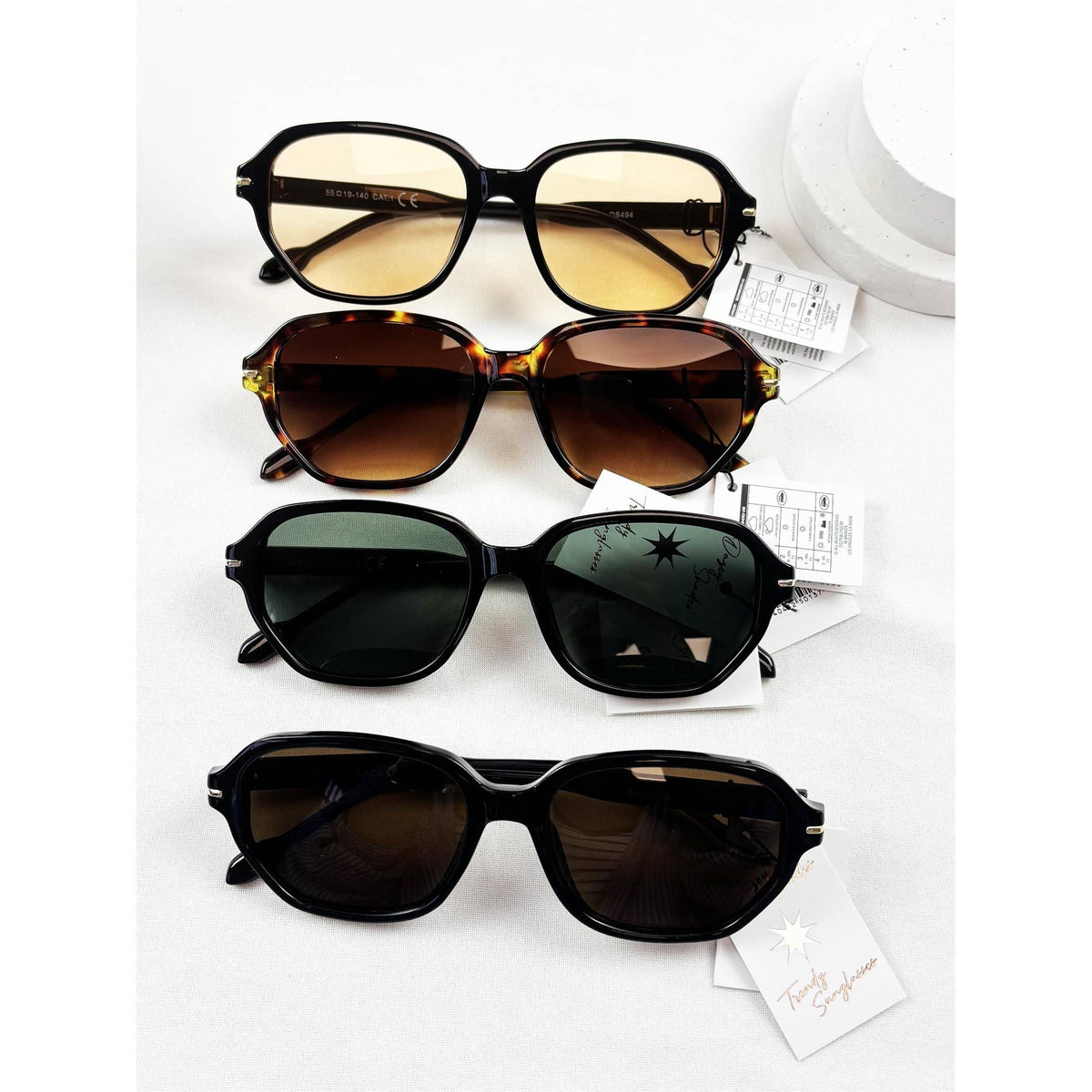 Retro Oversized Square Sunglasses