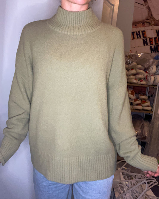 Sage Mock Sweater