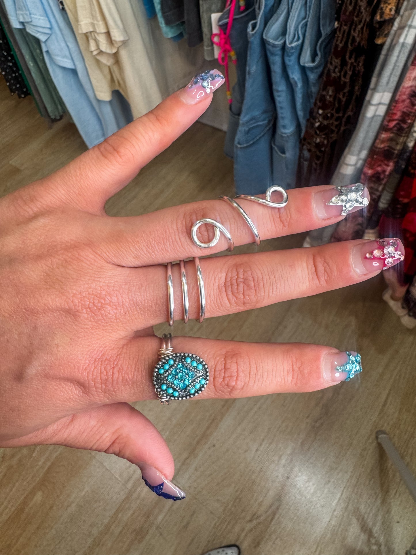 Tarnish Free Wrap Rings