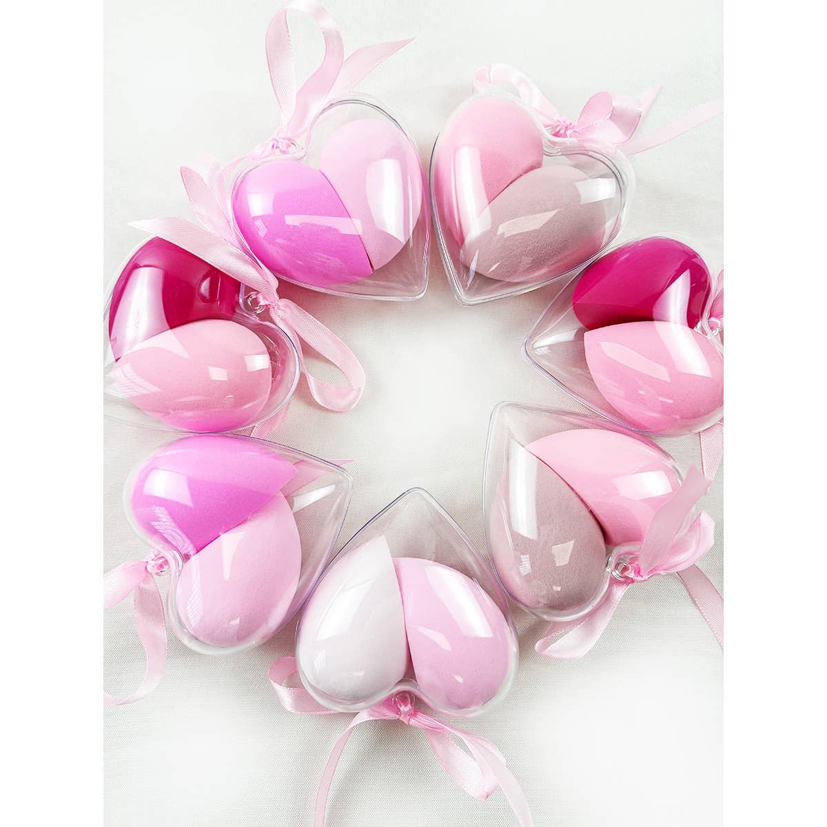 Heart Makeup Sponge Set
