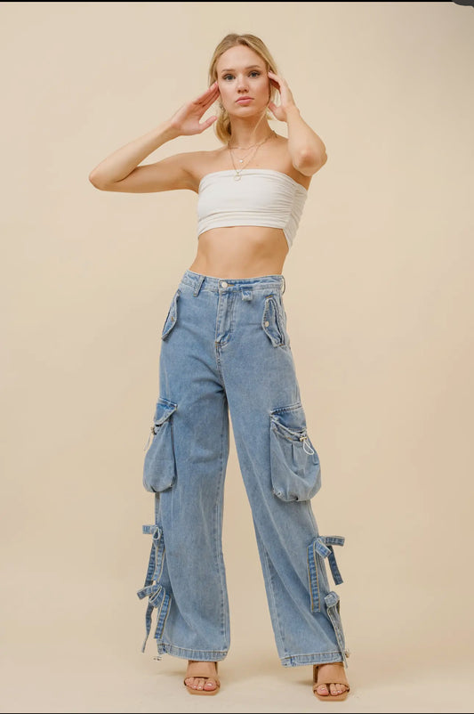 Bow Cargo Jeans