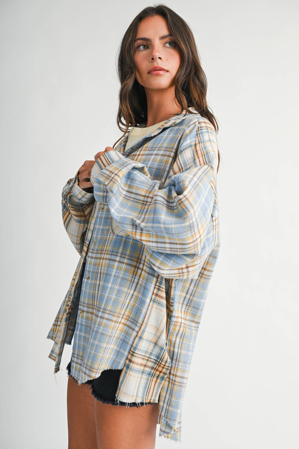 8376EN Kambrie Plaid Flannel Shirt 1
