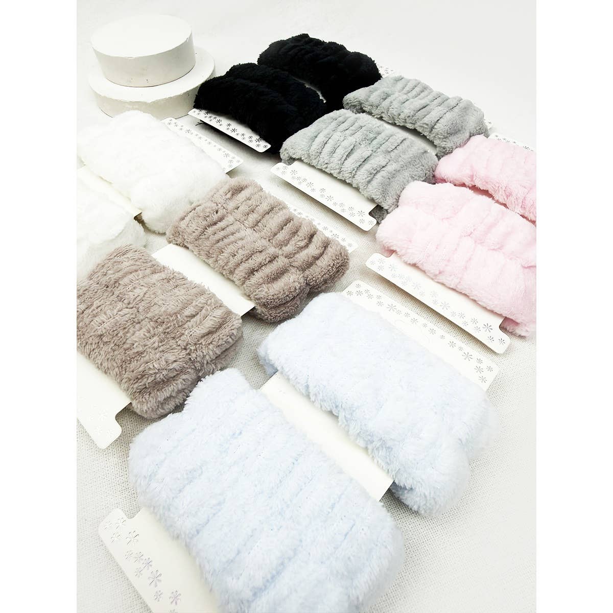 Neutral Tone Wrist Bands Towel Set